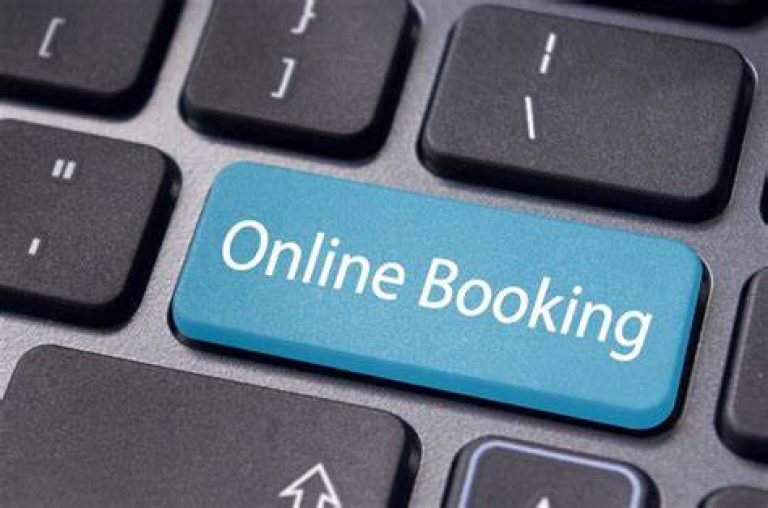 Online Booking button